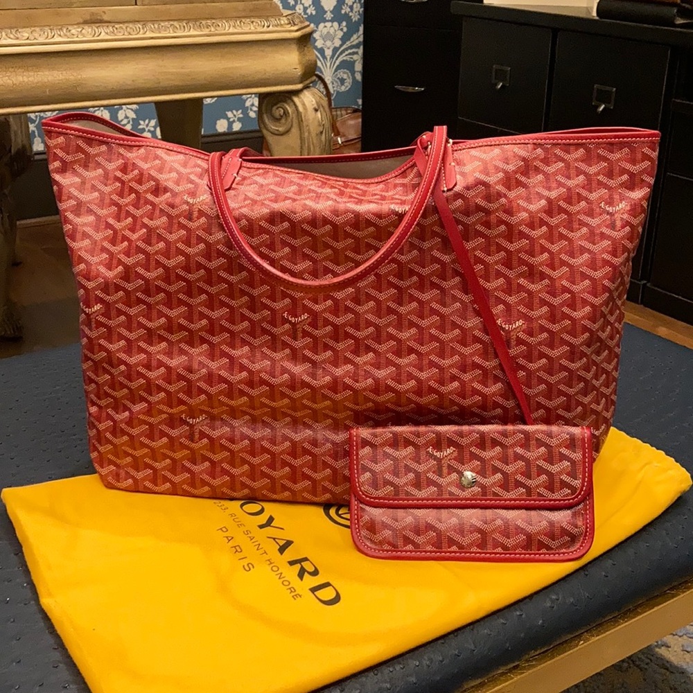 Goyard St. Louis GM in red